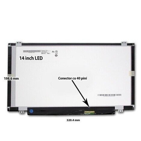 Display Laptop 14" WXGA, AU Optronics B140xW01 V.C, NOU